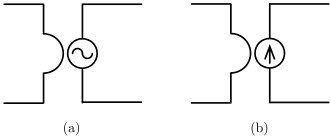 図６　電流制御電源（信号源）の記号