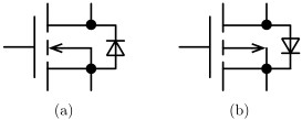 図３　電力用MOS FETの記号（その３）