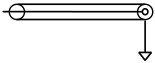 図４　同軸ケーブル，シールドケーブルを表す記号の例